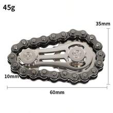 齿轮链减压玩具，学生工作减压神器，玩具和游戏/爱好，收藏品，派对用品/青少年创意玩具/青少年减压玩具/青少年捏捏乐玩具/史莱姆指尖玩具/圣诞礼物/万圣节礼物 - 彩色 - 查看 6