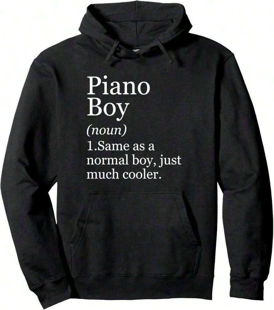 Piano Compatible - Musician And Pianist Hoodie - Camel - View 1