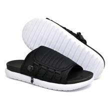 Men's Asuna Slide Sandal, Anatomical, Cloud Sandal, Women's Summer Classic, Lightweight, Soft, Comfortable, Carnival - 黑色 - 查看 1