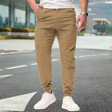 Shendy Vendy Men Sweatpants - 駝色 - 查看 5