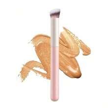 1pc Black Triangular Concealer Brush For Acne, Dark Circles, Tear Troughs, Highlighting And Detailing,Foundation Brush,Concealer Brush,Blush Brush,Contour Brush,Blush Brush,Bronzer Brush,Powder Brush,Foundation Brush,Blush Brush,Giveaways - 粉色 - 查看 6