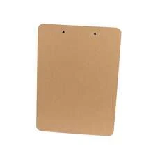 5X Hardboard Writing Tablet With Sticker, Suitable For Office Use, Standard A4 Size, Low Clip, 12.5 X 9 Inches. A Classic Writing Tablet In Bulk, Suitable For Home, School, Office, Classroom, And School Supplies. - Wood Color - View 8