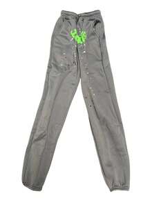 Men's Hip-Hop Oversize Letter Printed Harajuku Retro Sweatpants, Streetwear Pants, Suitable For Both Men And Women - 灰色 - 查看 6