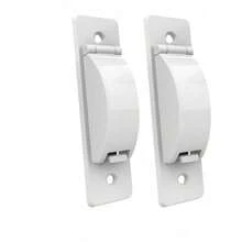 2/4pcs Switch Guard Covers, Transparent And White, Suitable For Toggle Switch/Rocker Switch, Blocking Switch Action, Safety Switch Lock, Switch Protective Cover, For Wall Light Switch Protection From Pets And Adults. Protects Toggle Light Switch Plate, Keeps Light On Or Off, Safeguards Your Lights Or Circuits - Multicolor - View 8