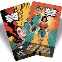 1盒觉醒清晰神谕卡，72张现代波普艺术情感神谕卡牌，塔罗牌收藏桌面游戏，适合初学者，每张卡牌都有含义 - 紅色神諭卡 - 查看 4