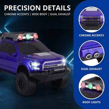 Dazone 3-In Portable Bluetooth Party Speaker, Pickup Truck Model Wireless Speaker With Built-In Microphone For Hands-Free Calls, Portable Wireless Audio With LED Lights, USB/TF/FM/AUX, TYPE-C Charging For Camping, Home Decor & Parties - 查看 7