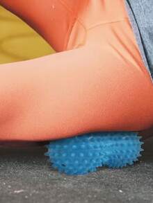 1pc Yoga Massage Ball, Shaped Like A Paisley, Designed For Deep Tissue Massage, Helps Relax Shoulder, Neck And Back Muscles, Relieve Tension. - Multicolor - View 2