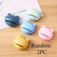 2pcs Cartoon Frog Sharpening Stone, Portable Scissor Sharpener, Outdoor Camping Hiking Mini Sharpening Tool, Kitchen Knife Sharpener - Multicolor - View 2