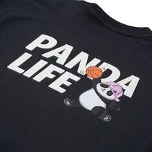 Adidas M PANDA C HP T 男士T恤，舒适简约休闲日常运动短袖T恤 KB4852 - 炭黑 - 查看 7