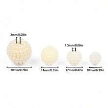 20-100颗亚克力珠，桑葚球，适用于项链、手链、DIY首饰制作、工艺品材料 - diy - 查看 7