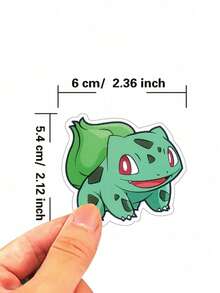 pokemon Bộ 100 miếng dán vinyl chống thấm nước chính hãng, thích hợp cho laptop, bình nước, ván trượt, quà tặng trẻ em, hình Charizard. - Nhiều màu - Xem 2