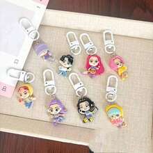 Hasbro Witch Hunter Keychain Anime Peripheral Girl Group High Face Bag Pendant Gift - Random Styles - View 6