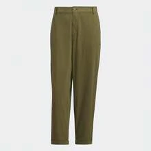 Adidas 男士休闲直筒梭织裤，适合春秋季日常穿着 IW6295 - 綠色 - 查看 1