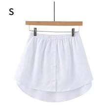 1件装弹性腰围延长器，女士衬衫延长器，可调节多层假裙摆延长器 - 白色 - 查看 8