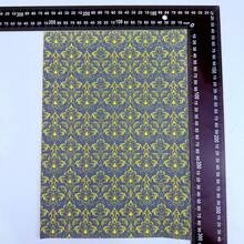 1:12 1:6 比例微缩娃娃屋壁纸，适用于DIY娃娃屋、博物馆画框墙面装饰，尺寸21*30厘米，复古、清新、温馨手工娃娃屋墙面装饰微型壁纸，带自粘胶 - 彩色 - 查看 18