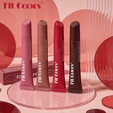 Fit Colors 唇油，保湿唇彩，持久滋润，镜面般妆效，完美的节日礼物 - 彩色 - 查看 9