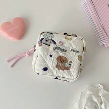 1个可爱碎花卫生巾收纳袋，便携式小巧化妆包，适合女孩和学生 - 收納包 - 查看 12