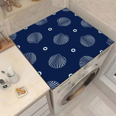 1 tấm lót mặt trên máy giặt & máy sấy, chất liệu Diatomite, tấm phủ chống bụi cho máy giặt, phụ kiện nhà bếp, chống trượt, thích hợp cho phòng giặt, phòng tắm, trang trí nhà cửa, trang trí phòng, nhiều kiểu dáng khác nhau.