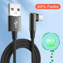 Cable de carga súper largo de 1m/2m/3m, cable de carga de nailon trenzado, carga rápida USB multicolor, compatible con Huawei, compatible con Samsung, adaptador de carga universal eficiente - Multicolor - Ver 2