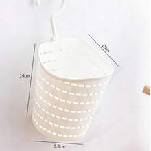 Plastic Hanging Storage Basket, Kitchen Utensils, Ginger, Garlic, Toiletries Organizer - A - View 5