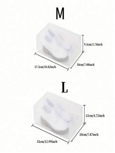 1/6 صندوق حذاء بلاستيكي شفاف مع غطاء - متين، موفر للمساحة، مقاوم للماء، صندوق تخزين قابل للتكديس للسكن والمنزل، رؤية واضحة للأحذية، منظم متعدد الأغراض للأحذية والإكسسوارات والخزانات الموسمية، مثالي للعودة إلى المدرسة، التنظيف الربيعي، السكن الصغير، نظيف، سهل الوصول، مقاوم للغبار، خفيف الوزن، تصميم قابل للتكديس لترتيب الخزانة بكفاءة