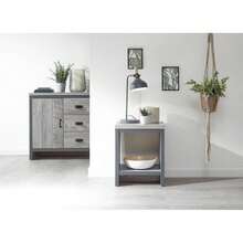 Boston Simple Lamp Table Grey - Multicolor - View 1