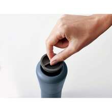 Non-Spill Salt And Pepper Mill Set Refillable With Ceramic Grinding, White/Grey, 24 - Blue - View 5