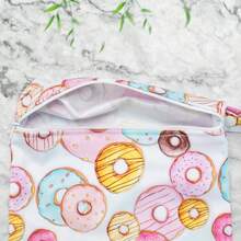 Diaper Wet/Dry Bag, Single Zipper Pocket Set, Waterproof, Washable, Reusable, Ideal For Travel, Beach, Pool, Gym, Swimwear Or Wet Clothing - 3 Pieces Set - Multicolor - View 5