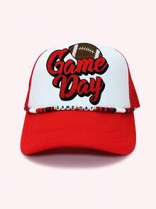 Cadena para sombrero Tucker, Cadena para sombrero Besties, Cadena para sombrero Mamá, Cadena para sombrero con cuentas navideñas, Cadena para sombrero del día del juego - color - Ver 27