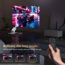 XBJ New Handheld Mini Projector With Updated Bluetooth 5.4 And WiFi 6, Featuring Automatic Keystone Correction And Manual Focus. Easy To Use As A Projector And For Outdoor Home Theater! Supports 4K Mini Projection. Ideal For The Garden, Parties, And Office. Perfect Gift For Halloween, Christmas, Valentine's Day, And Back To School. (Free Remote Control Included) - Phích cắm loại C của EU (220-240V) - Xem 3