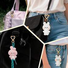 10/20/30个装心形钥匙扣旋转钩，可爱锌合金弹簧扣钥匙圈，手提包夹，适用于DIY手工制作 - 愛心扣 - 查看 5