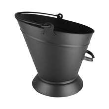 Waterloo Style Black Fireplace Scuttle - Coal Bucket Traditional For Fire Logs - Multicolor - View 4