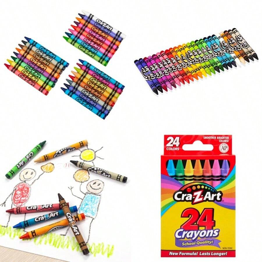 -Z-A 24c Yons Pack  Back O School Enial A Suppli For Coloring Fun Ag 3 And Up - Assorted - View 1