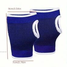 1 Pair Compression Wrist Wrap, Tendon Protection Bandage, Breathable Support Wrist Brace Suitable For Yoga, Basketball, Tennis And Other Sports, High Elastic Knitted Design - Multicolor - View 2