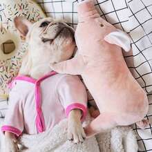 1pc Cute Pink Pig Design Pet Chew Doll, Interactive Plush Doll For Dogs, Durable Chewing Doll - Pink - View 4