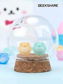 GeekShare 4 piezas de tapas de botones con diseño de oso, compatibles con 2017/OLED/Lite - Ver 4