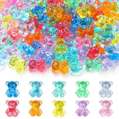 30/20/10pcs Cute Mini Bear Figurines, Tiny Animal Decor, Suitable For DIY Fairy Garden, Vase Filler, Glass Container, Potted Plant Decor, Micro Landscape Craft, Gardening Decor, Car Interior, Home Decor, Bookshelf, Living Room, Theme Party, Birthday Gift