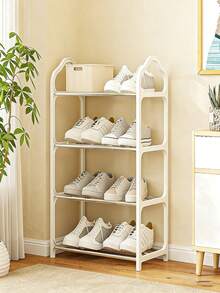 1pc 4-Tier Shoe Rack Storage Shelf - Freestanding Shoe Cabinet, Suitable For Wardrobe, Entryway And Hallway - Easy To Assemble, Space Saving - Multicolor - View 2