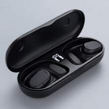 【真无线耳机】新款真无线耳机，音乐无线耳机，游戏情侣耳机，视频TWS HIFI深沉低音9D立体声高清通话耳机，适用于安卓智能手机，健身耳机，智能耳机，情人节礼物 - 彩色 - 查看 12