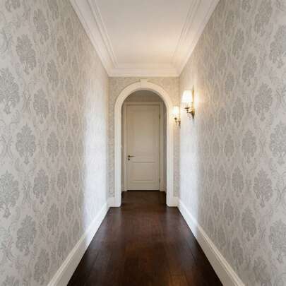 1 Rulo Avrupa Tarzı Çiçek Desenli Kendinden Yapışkanlı Duvar Kağıdı/Çıkarılabilir/Yatak Odası, Oturma Odası, Koridor İçin Uygun/Duvar Dekoru/Kitaplık Dolapları/Mobilya Yenileme Etiketleri/Vinil Kaplama/Soy ve Yapıştır Duvar Kağıdı/Kolay Temizlenir/Pastoral Tarz 17.7X118.11 İNÇ