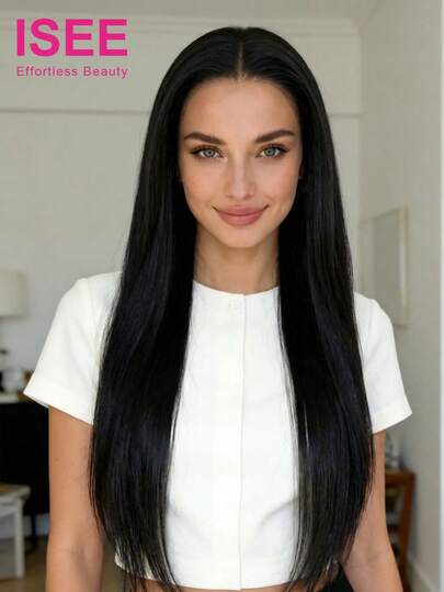 ISEE Hair Straight Wear Go Glueless Wigs 9*6 HD+SKin Pre-Bleached Knots Lace Wig 10-16 Bob 18-22 Regular Inch 180% Density Natural Color Pre-Plucked & Pre-Cut Lace Stylish Wig Unprocessed Human Virgin Hair Natural Looking Versatile Style 100% Human Hair Wig Charm Elegant Casual Fashion School Supplies Hair Stuff Gifts For Women Accessories Women Holiday Outfits Sport Vacation Travel Festival Outdoor Effortless Wig For Weekend Vibes