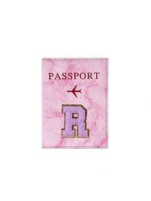 Ví đựng hộ chiếu/thẻ ngân hàng đa năng bằng da PU, chống RFID, kiểu dáng cổ điển, phù hợp cho cả nam và nữ, phụ kiện du lịch tiện dụng, thích hợp cho thanh thiếu niên, học sinh, nam và nữ. - Hồng - Xem 20