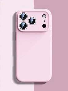 1个高品质液态硅胶全包防震手机壳，适用于 17、17 Pro Max、17 Pro、17 Air、17、16、16 Pro Max、15、14、13、12、11 Pro Max Plus，触感柔软，保护性强。 - 莫蘭迪粉 - 查看 6