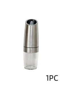 1/2 套装重力感应电动盐和胡椒研磨器套装，带 LED 灯（不含电池），单手操作，粗细可调，黑色厨房工具，圣诞节/万圣节/父亲节/母亲节礼物（需要 6 节 AAA 电池） - 彩色 - 查看 14