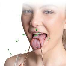 2 dụng cụ làm sạch lưỡi bằng kim loại, dụng cụ cạo lưỡi nhẹ nhàng, cần thiết cho việc chăm sóc răng miệng tại nhà và khi đi du lịch. - Bạc - Xem 7