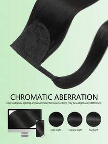 Tóc giả đuôi ngựa 13 lớp thoáng khí, thiết kế lưới hoa hồng, làm từ tóc thật, kèm 3 kẹp, mềm mại và bóng mượt, dễ đeo và tháo, thoải mái và bền lâu. - Nhiều màu - Xem 6