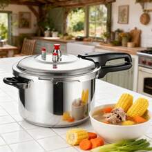 3/5 Litre Home Dual Handle Aluminum Pressure Cooker Kitchen Catering Cookware - View 5