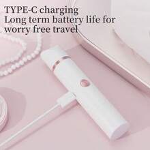 2-In-1 Women's Electric Trimmer - Dual Head Design, Portable Multi Purpose Electric Hair Removal Device, Full Body Hair Removal, Women's Shaver, USB Rechargeable Lithium Battery, Party Gift, Christmas Gift, Mother's Day Gift - Multicolor - View 4