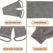 2pcs Exfoliating Bath Towel And Glove Set - Powerful Mud Removal Tool, Deep Cleansing Scrub Gloves - A - View 6