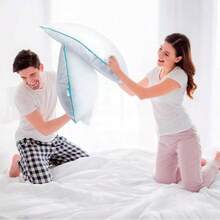 Soñare Almohadas 2 Pack Zigzag Estandar Tradicional Blanc - Blanco - Ver 4